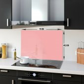 DECORITA Cam Ocak Arkası Koruyucu- Düz Renk - Somon - 3