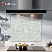 DECORITA Cam Ocak Arkası Koruyucu- Selçuklu Desen - 1