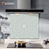DECORITA Cam Ocak Arkası Koruyucu- Selçuklu Desen - 2