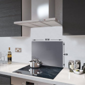 DECORITA Cam Ocak Arkası Koruyucu- Düz Renk - Gri - 3