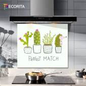 DECORITA Cam Ocak Arkası Koruyucu- Perfect Match - 2