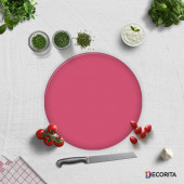 DECORITA Cam Kesme Tahtası- Düz Renk - Neon Pembe - 4
