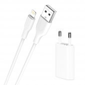 FitPlus Bianca FT-803 Şarj Aleti ve Lightning Kablo Set 1.1A - 1