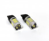 Gündüz Farı - 6000K Mercekli - Parlak Beyaz - T20 7443 Uyumlu - 3