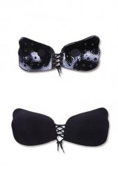 Bayan Angel Bra Renkli Push-Up Straplez Askısız Sütyen - 2