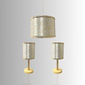 D-light Oya Yatak Odası Avize, Abajur Seti - 1