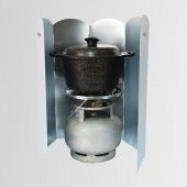 Nurgaz NG-199-B Metal Büyük Rüzgarlık Rüzgar Aparatı Paravanı - 1