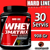 Hardline Whey 3 Matrix 908 Gr BASE (Kreatinsiz) Whey Protein Tozu - 1
