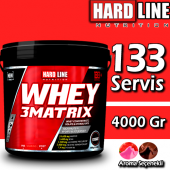 Hardline Protein Whey 3 Matrix 4000 Gr Whey Protein Tozu 133Servs - 1
