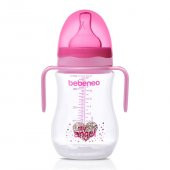 Bebeneo Geniş Ağızlı Kulplu PP Biberon 250 ml - 4