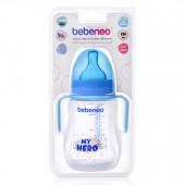 Bebeneo Geniş Ağızlı Kulplu PP Biberon 250 ml - 1