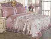 Fransız Güpürlü Tek Kişilik Eylül Pike Takımı Pudra thumbnail 1