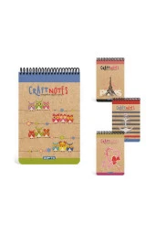 Gıpta Bloknot Craft Spiralli Sert Kapak Kareli 100 YP A6 1790 - 1