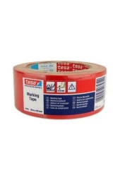 Tesa İkaz Bandı Yer İşaretleme Kırmızı 33x50 60760-00096-15 - 1