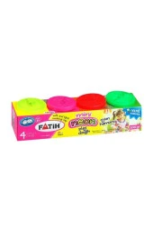 Fatih Oyun Hamuru Mini 4 Renk Neon 50610 - 1