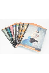 Gıpta Orange Book Spiralli Offset Plastik Defter A4 120 YP Kareli 4955 - 1
