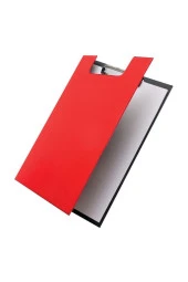 Bafix Kapaklı Sekreterlik Plastik A4 Kırmızı - 1