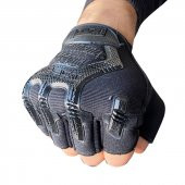 1107 Mechanix Parmaksız Eldiven Siyah - 2