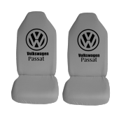 Volkswagen Passat  Özel Araba Oto Koltuk Kılıfı Ön Koltuklar Gri Penye Araca Özel Baskılı - 1