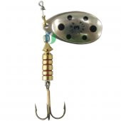 Alabalık Turna Döner Olta Kaşık - Ilba Tondo 20132 - Gümüş/Siyah - No:2 thumbnail 1