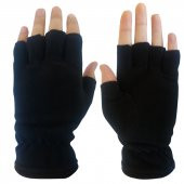 Savex.006 Polar Yarım Parmak Eldiven Siyah - 1