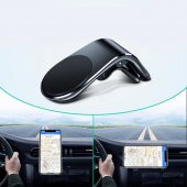 Araç İçi Manyetik Mıknatıslı Mandallı Klima Telefon Tutucu - 5