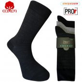 8501-2 Penye Casual 3'lü Erkek Çorabı - 1