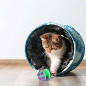 Kedi Oyun Topu İlgi Çekici Çıngıraklı Kedi Yakalama Topu - 2