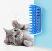 Kedi Kaşınma Aparatı Tüy Toplayıcı Tarak Duvar Köşe Kaşınma Otlu - 1