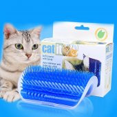 Kedi Kaşınma Aparatı Tüy Toplayıcı Tarak Duvar Köşe Kaşınma Otlu - 3