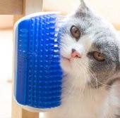 Kedi Kaşınma Aparatı Tüy Toplayıcı Tarak Duvar Köşe Kaşınma Otlu - 9
