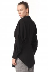 Salaş Kesim Pensli Kadın Gömlek - 6