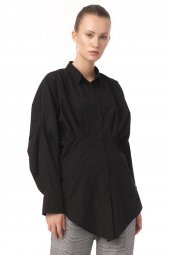 Salaş Kesim Pensli Kadın Gömlek - 7