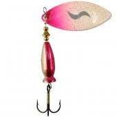 Turna Levrek Alabalık Döner Olta Kaşık - Alp Long - Pembe/Beyaz - No:2/16GR thumbnail 1