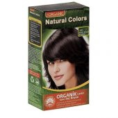 Organıc Natural Colors Saç Boyası  6c Koyu Küllü Kumral - 1