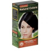 Organıc Natural Colors Saç Boyası  1n Siyah - 1