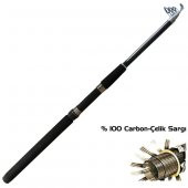 Teleskopik Karbon Spin LRF Olta Kamışı - Zeus - 240cm 5/25 GR - 1