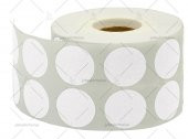 Tanex İŞARETLEME NOKTA Etiketi 20mm (2500 adt BEYAZI NOKTA Etiket) - 1