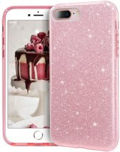 Apple iPhone 8 Plus Kılıf ​​​Zore Eni Parıldayan Taşlı Kılıf - 1