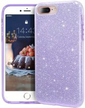 Apple iPhone 8 Plus Kılıf ​​​Zore Eni Parıldayan Taşlı Kılıf - 3