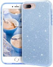 Apple iPhone 8 Plus Kılıf ​​​Zore Eni Parıldayan Taşlı Kılıf - 4