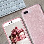 Apple iPhone 8 Plus Kılıf ​​​Zore Eni Parıldayan Taşlı Kılıf - 9