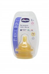 Chicco Well Being Biberon Emziği Silikon 2Ay+ 2li - 1