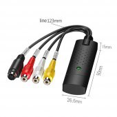 EasyCAP USB DVR Capture 4774 Kayıt Kartı Kamera Uydu Android Destekli - 2