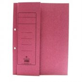 Alemdar Yarım Kapak Karton Dosya Pembe 400 Adet/Koli - 1
