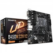 GIGABYTE B450M-S2H v2 DDR4 SATA3 M2 PCIe NVME HDMI DVI PCIe 16X v3.0 AM4 mATX - 1