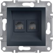 Schneider Electric Asfora Plus 2*Rj11 Antrst - 1