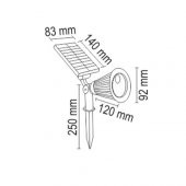 Helios 88-2002 Solar Bahçe Led Aydınlatma Gün Işığı - 1