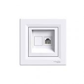 Schneider Electric Asfora 1*Rj11 Beyaz Çerçeveli - 2