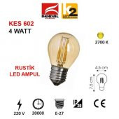 GLOBAL KENDAL KES 602 4 WATT LED FLEMANLI RUSTİK Günışığı renk - 1